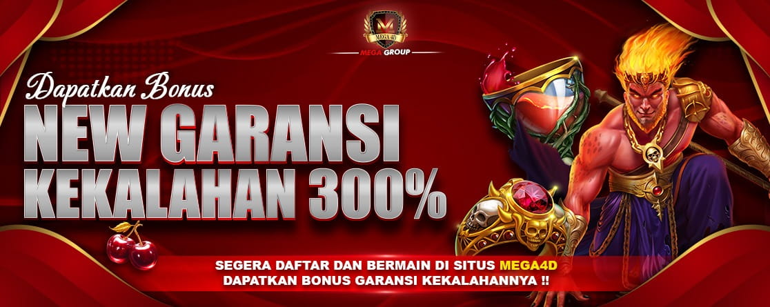 BONUS NEW GARANSI KEKALAHAN 300%